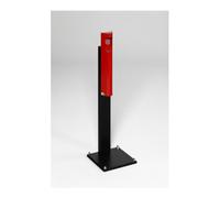 VAR VAR Cendrier mural B 12 avec pied rouge 3,5 l Quantité:1