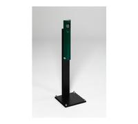 VAR VAR Cendrier mural B 12 avec pied support vert mousse 3,5 l Quantité:1