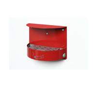 VAR VAR Cendrier mural H 23 fermé rouge (RAL 3000) 1,5 l Quantité:1