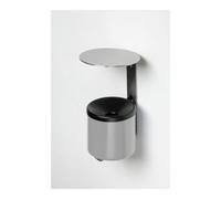 VAR VAR Cendrier mural WH 16 avec toit VA argent 2,4 l Quantité:1