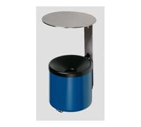VAR VAR Cendrier mural WH 16 avec toit VA bleu gentiane 2,4 l Quantité:1