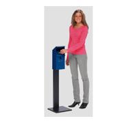 VAR VAR Cendrier mural WH 41 avec pied bleu gentiane 3,7 l Quantité:1