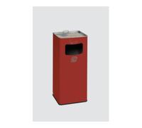 VAR VAR Collecteur de déchets/cendrier B 32R rouge 53,4 l Quantité:1