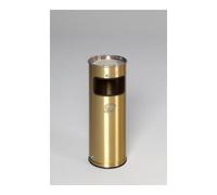 VAR VAR Collecteur de déchets/cendrier H 66 MS/VA inox 16,7 l finition laiton Quantité:1