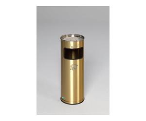 VAR VAR Collecteur de déchets/cendrier H 66 MS/VA inox 16,7 l finition laiton Quantité:1