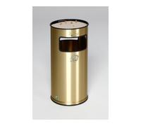 VAR VAR Collecteur de déchets/cendrier laiton H 70 MS/ST insert cendrier acier noir 37,4 l Quantité:1