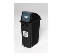 VAR VAR Collecteur de matériaux KS noir/Trappe d'entrée grise 58 l Quantité:1