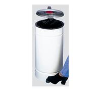 VAR VAR Euro-Pedal couvercle en plastique argent ivoire 60 l Quantité:1