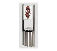 VAR VAR Station debout AG 78 avec surface publicitaire inox 50 l Quantité:1