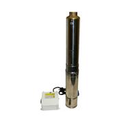 Varan Motors - 4STM4-6 Pompe submersible pour puits profonds et forages, 4 qm/h - 48m, 370W