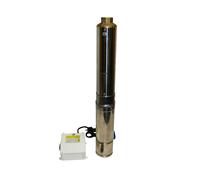 Varan Motors - 4STM4-6 Pompe submersible pour puits profonds et forages, 4 qm/h - 48m, 370W