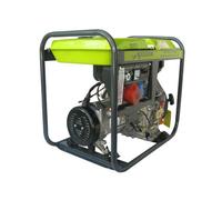 Varan Motors - 92611 Groupe électrogène Diesel 5.0kVA, 1 x 400V, 1 x 230V, 1 x 12VDC