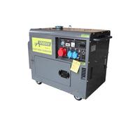 Varan Motors - 92621 Générateur électrique Diesel insonorisé Groupe électrogène 5.5kVA, 400V, 230V
