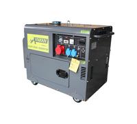 Varan Motors - 92621 Générateur électrique Diesel insonorisé Groupe électrogène 5.5kVA, 400V, 230V