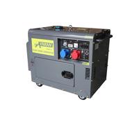 Varan Motors - 92623-ATS Générateur électrique Diesel insonorisé Groupe électrogène 5kVA 400V et 230V + ATS