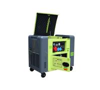 Varan Motors - 92625-ATS Groupe électrogène Diesel insonorisé Type Panda 400V+230V 6.25kVa, Dém. Auto. ATS