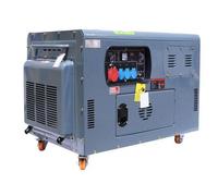 Varan Motors - 92691 Générateur / Groupe électrogène Diesel insonorisé 12kVa 400V 230V 12V