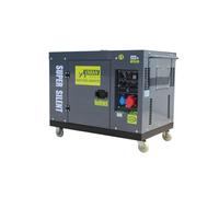 Varan Motors - 92695 Générateur / Groupe électrogène Diesel insonorisé 11Kva 230v 400v