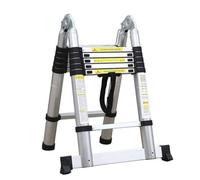 Varan Motors - DLT706B Echelle télescopique multi-fonctions en alu de 3.80m, 12 échelons