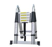 Varan Motors - DLT709B Echelle télescopique multi-fonctions en alu de 5.60m, 18 échelons