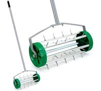 Varan Motors - LA450 Rouleau arateur de Jardin, scarificateur manuel pour pelouse et gazon