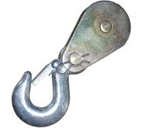 Varan Motors - PULLEYHOOK1T Poulie de renvoi 1T avec crochet pour treuil, 15.5x5.5x2cm