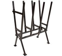Varan Motors - sawhorse Chevalet de sciage, porte bûche en métal réglable 103 x 50 x 76cm, Max 400Kg