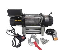 Varan Motors - SC16-8X-2 Treuil électrique 12V 7620KG 4500W, Treuil à câble longueur 26m Ø11mm