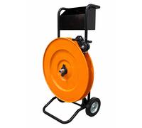 Varan Motors - SD70-2 Drouleur de ruban de cerclage PRO pour sangles plastique et acier mandrin 20 et 40cm, Dvidoir mobile de sangles