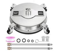 Varan Motors - SSSC-01 Nettoyeur de surface pour nettoyeur haute pression 16.5'' 4000PSI en acier inoxydable avec roues, nettoyeur de terrasse et de sol