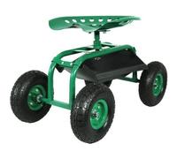 Varan Motors - tc4501A siège de jardinage 150kg, chariot de jardin, Banc roulant, chariot d'atelier, siège de travail