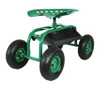 Varan Motors - tc4501A siège de jardinage 150kg, chariot de jardin, Banc roulant, chariot d'atelier, siège de travail
