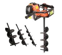 Varan Motors - TT-GD520-EU2 PERCEUSE A ESSENCE 3HP 52CC EU2 + 3 FILS DE PERCAGE PERCEUSE