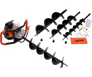 Varan Motors - TT-GD520B PERCEUSE A ESSENCE 3HP 52CC EU2 + 3 FILS DE PERCAGE PERCEUSE A TERRE