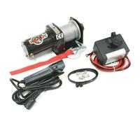 Varan Motors - var-p2000-1a Treuil électrique 12V 907Kg / 1814Kg 700W, Treuil à câble longueur 15m Ø4mm