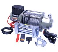 Varan Motors - var-sc16800 Treuil lectrique 12V 7620KG 4200W, Treuil cble longueur 28m 12.0mm
