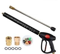 Varan Motors - WBG01 Pistolet haute pression avec lance 101cm 275bars Raccord M22 & Quick Connect 1/4" 5 buses incluses