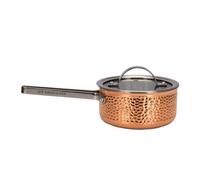 Vargen & Thor Casserole en cuivre martelée avec couvercle Mjölner Vera. 1.6 L