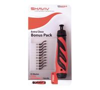 Vargus Set d'ébavurage poignée Mango II avec lames E100 (HSS) SHAVIV Quantité:1