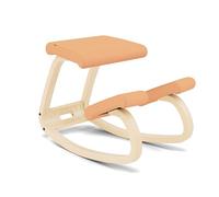 Variable, Chaise à Genoux Originale, Design de Peter Opsvik, Naturel/Pêche, Profitez d'une Garantie de 10 Ans