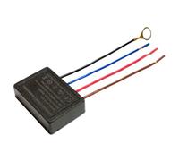 Variateur à Capteur Tactile - Module Tactile à 3 Niveaux pour Lampes de Table & Murales, Interrupteur Sensible au Toucher en ABS Noir avec Broches en Laiton, Dimmer Compact 5x3.5cm cm