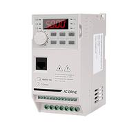 Variateur de fréquence VFD 2.2KW Transformateur 380V triphasé Entrée Sortie 380V Convertisseur de fréquence CNC variateur de vitesse pour moteur ZHB600-2.2KW avec rallonge de 2M