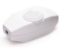 Variateur de lumière interrupteur rotatif avec 220-230V blanc bouton poussoir pour LED dimmable