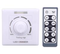 Variateur de luminosité avec télécommande infrarouge, 220 V, 200 W, pour LED, avec bouton rotatif