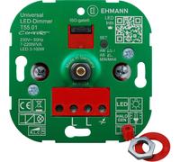 Variateur de puissance avec interface ISO, pour LED de 3 à 100W, 7-220W/VA, conçu pour les boîtes encastrables