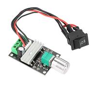 Variateur de Vitesse pour Moteur 12 Volt, Contrôleur de Moteur à Courant Continu, Contrôleur de Contrôleur Réversible de Contrôle de Vitesse de Moteur Dc 6V 12V 24V 3a PWM avec Interrupteur