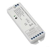 Variateur d'intensité LED monochrome RF 2,4 G avec télécommande tactile, contrôleur 5 V-36 V 8 A pour bandes LED unicolores, installation magnétique, portée de 30 m, gradation fluide sans