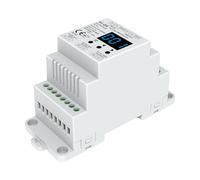 Variateur DMX512 Triac 2 canaux pour lampes LED à intensité variable 220 V coupe phase pilote triac halogène et ampoules à incandescence 1,5 A/CH RDM rail DIN S1-DR