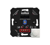 Variateur encastré , pour ampoules LED et halogènes 3-400 W LED 3-250 W halogène 3-400 W avec pinces de serrage