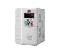Variateur Fréquence 7,5 kW Convertisseur Fréquence 10 CV 34 A 0-400 Hz VFD Entrée Monophasé, Sortie Triphasé, Contrôle Vitesse,